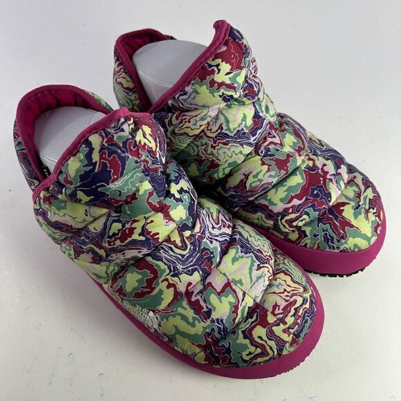 THE NORTH FACE Youth THERMOBALL TRACTION BOOTIES US 3 Kid's Pink Puffer Boot - Picture 3 of 10